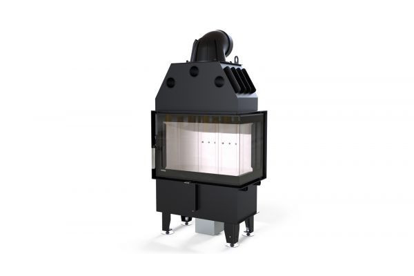 Топка DEFRO HOME INTRA SM BP MINI, 10кВт, 667/465/412мм, угловое стекло справа