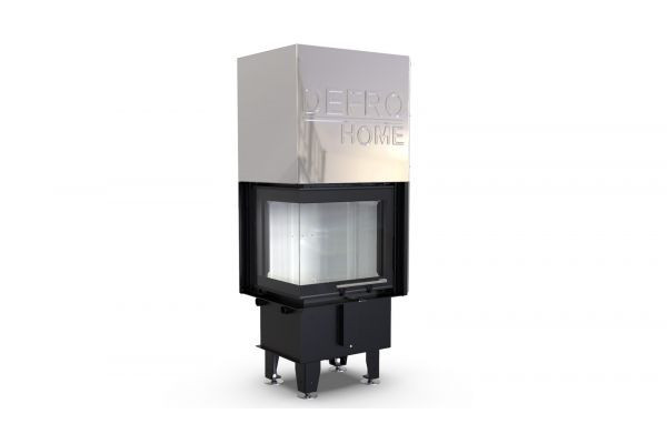 Топка DEFRO HOME INTRA XSM BL MINI G, 8 кВт, 519/478/430мм, угловое стекло слева, гильотина