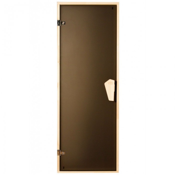 Стеклянная дверь для сауны Tesli Sateen 80x205